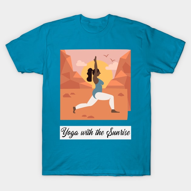 Yoga with the Sunshine T-Shirt by Alaskan Skald